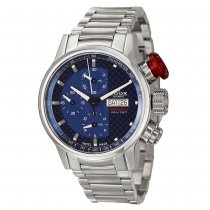 Edox Men's 'WRC' Stainless Steel Multifunction Chronograph Watch Edox Men's 'WRC' Stainless Steel Multifunction Chronograph Watch